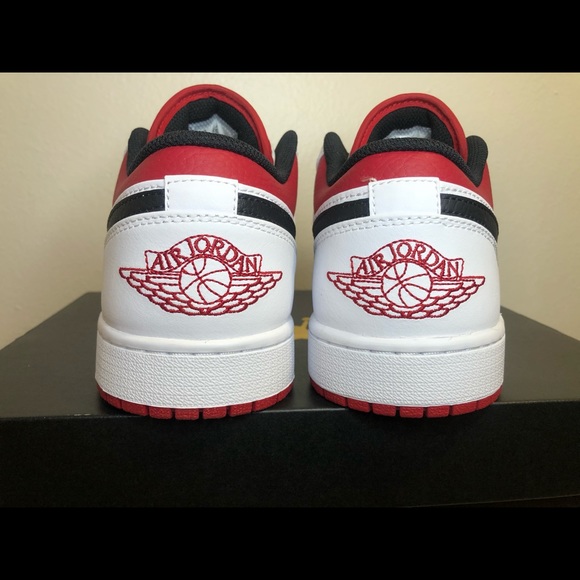 ⚠️SOLD⚠️ Jordan 1 Low “White/Gym Red” Sz 10.5 - Picture 5 of 8